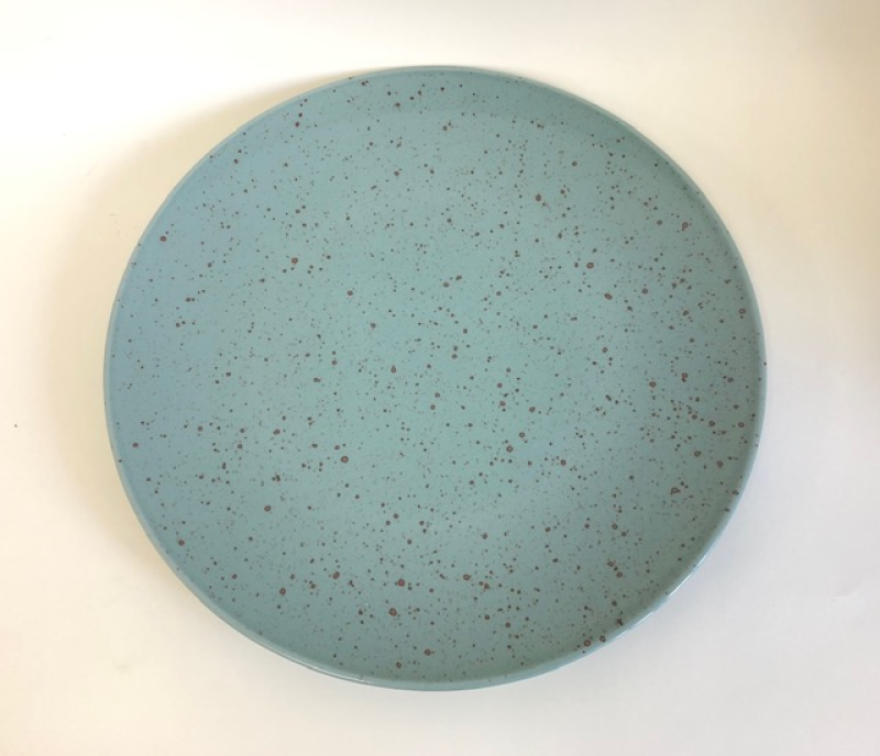 Talíř na pizzu 30cm zelená keramika