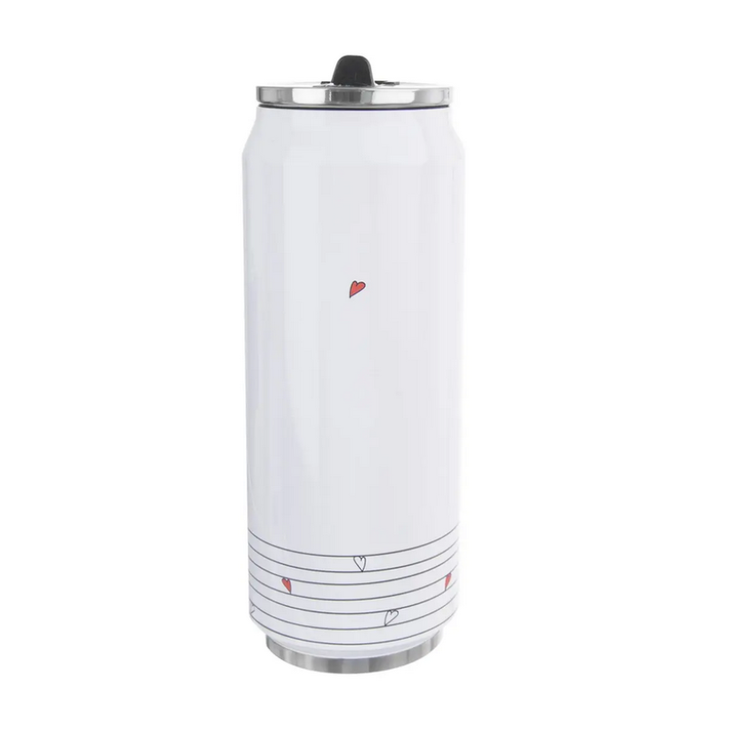 Termoska-plech. 0,5 SRDÍČKA