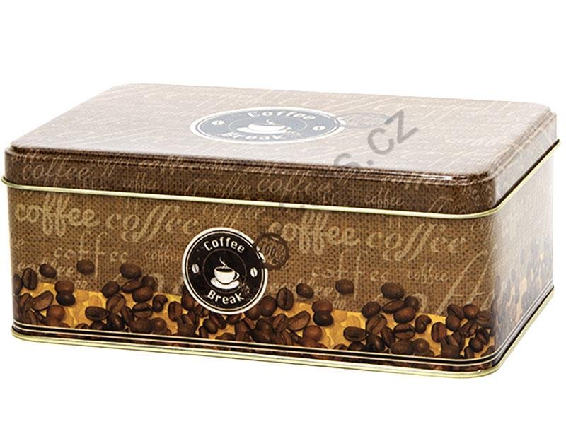 Plech.obd.větší s pantem ITALIAN COFFEE