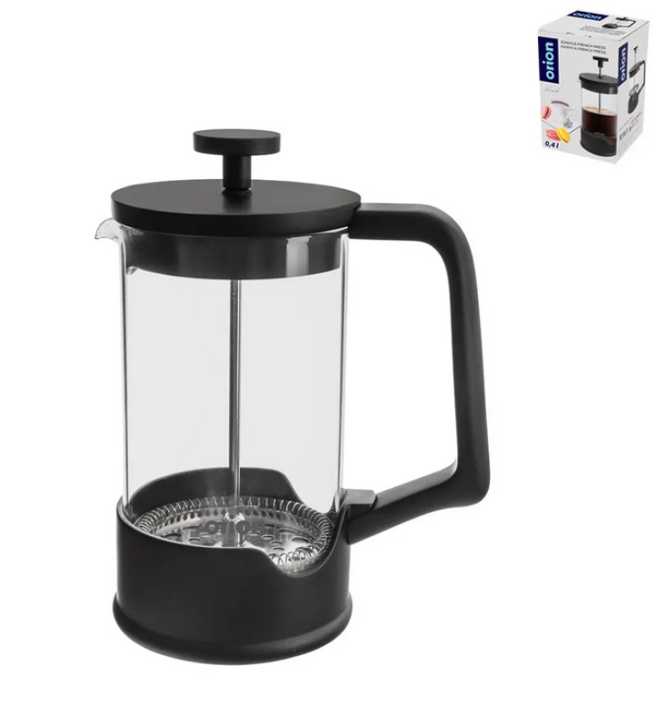 Konvice BLACK 0,4L french press