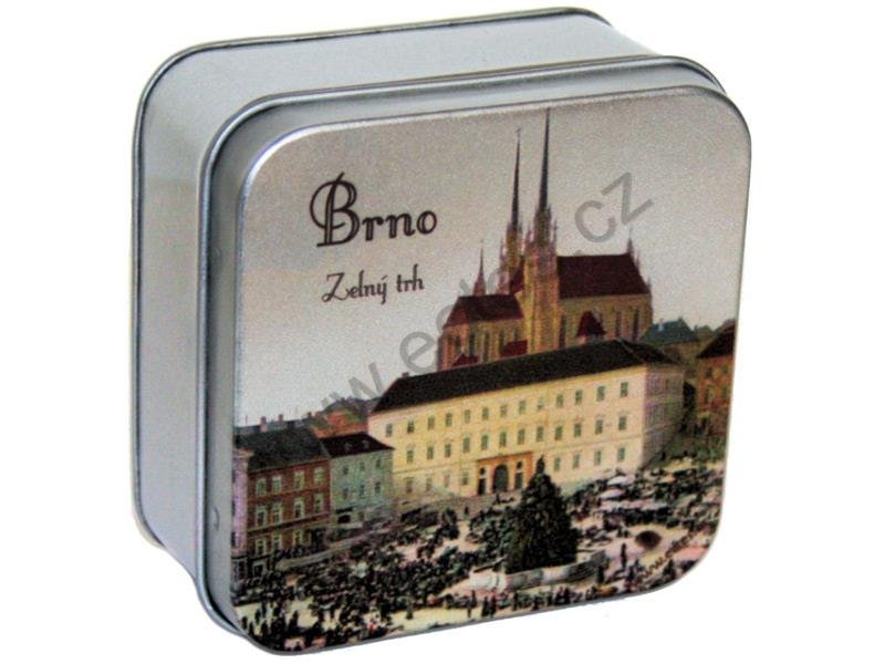 Plech.čtver.88x88mm  ZELNÝ TRH