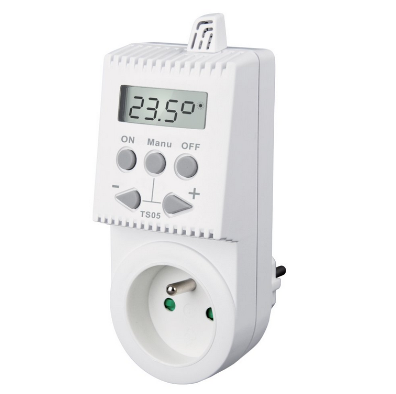 Teplem spínaná zásuvka digitální TS 05