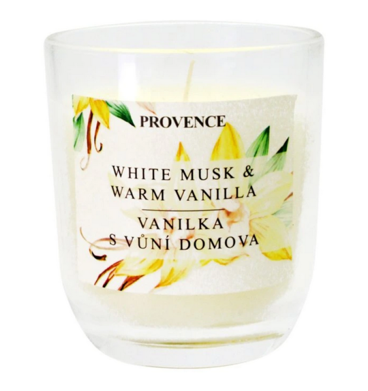 Svíčka ve skle 158g vanilka