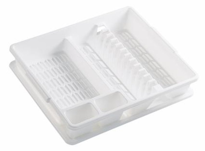 Plastový odkapávač s podnosem mix barev