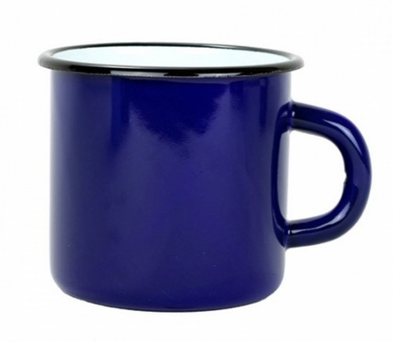 Hrnek smalt námořnicko modrý 8cm