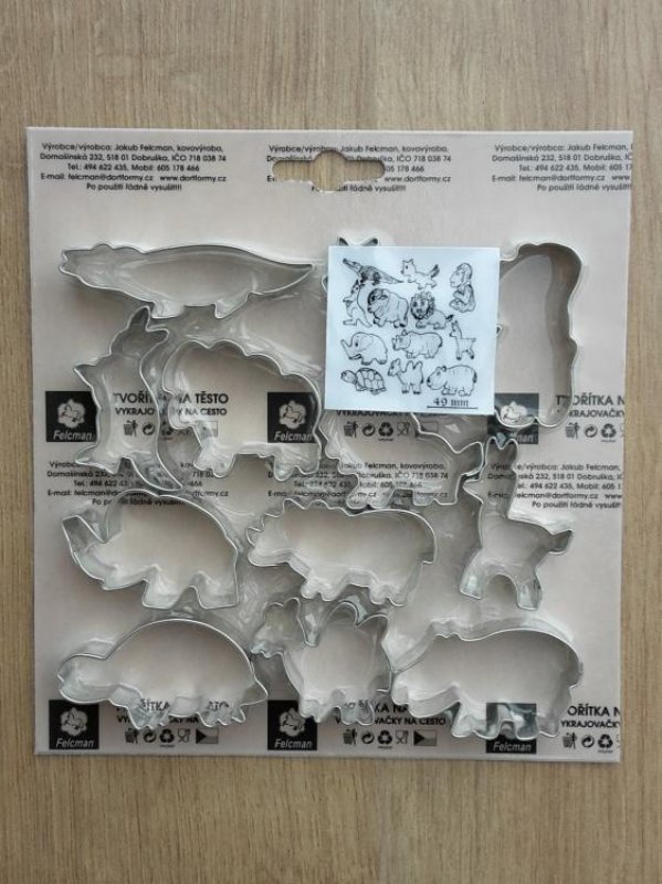 Vykrajovačky sada - ZOO