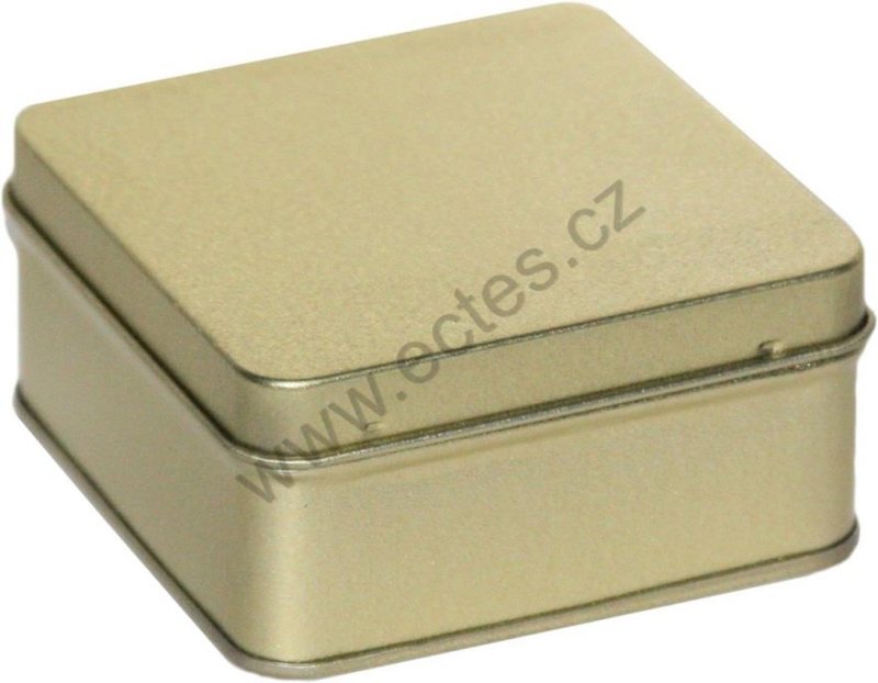 Plech.čtver.88x88cm zlatá mat