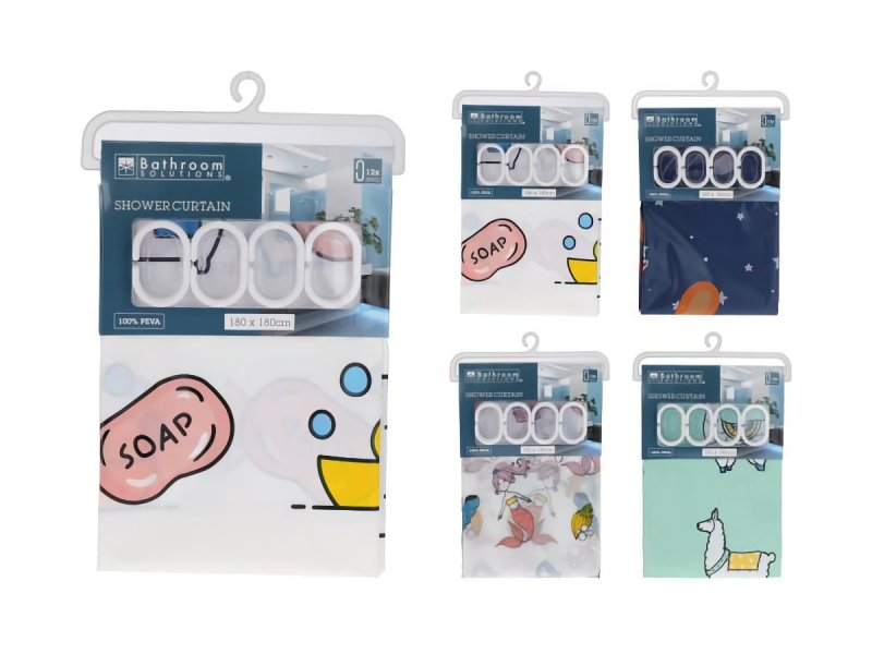 Závěs sprch. PEVA 180x180cm dětský