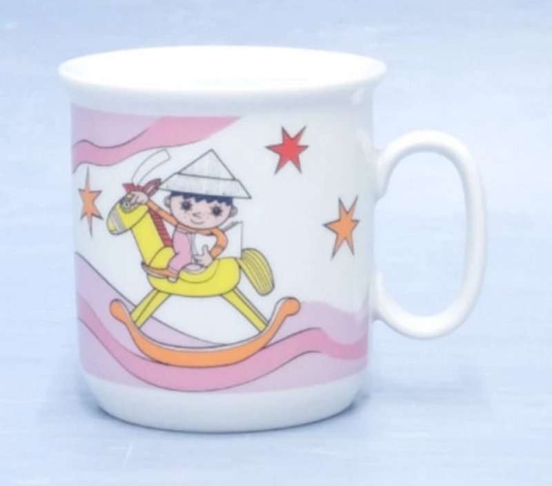 Hrnek GASTON 0,22 VEČER kůň růžová