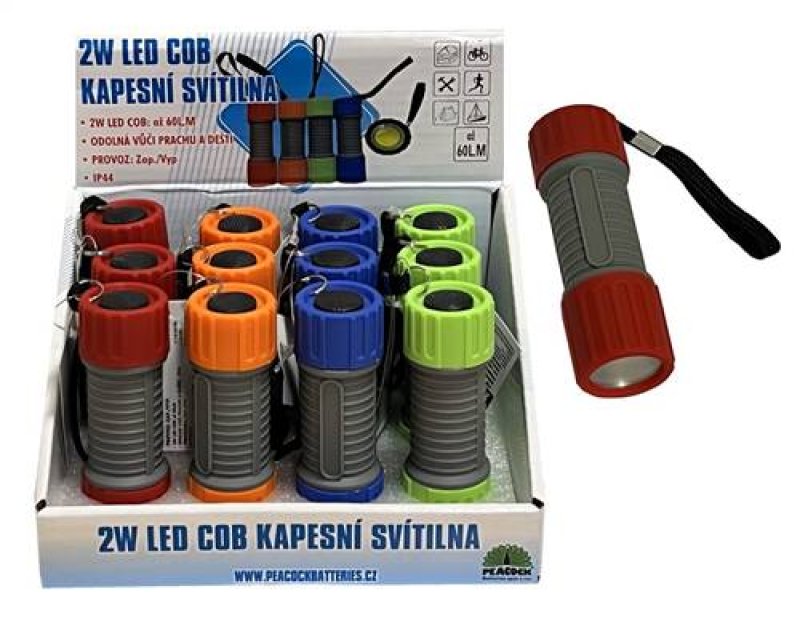 Svítilna KONNOC S-121 2W COB 3xAAA