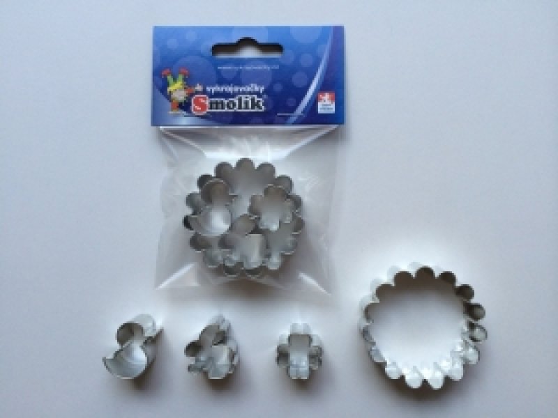 Vykraj.sada 4ks kolečko zoubk.+středy