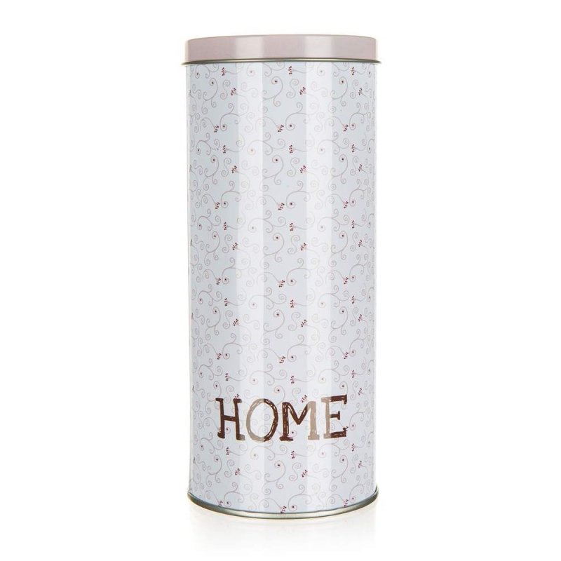 Plechovka HOME 7,5x18cm kulatá