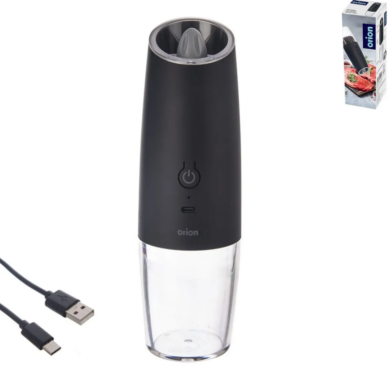 Mlýnek na koř.USB akum.LED 20cm