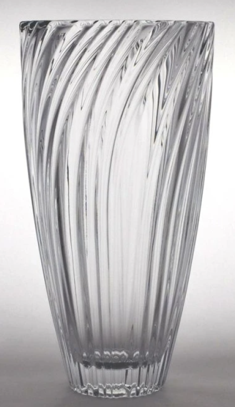 Váza 25cm sklo TWISTER výprodej