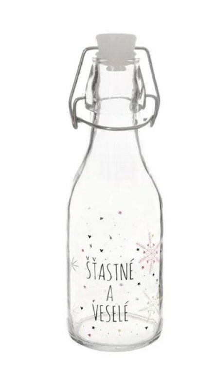 Lahev sklo klip 0,16 VLOČKA červ.