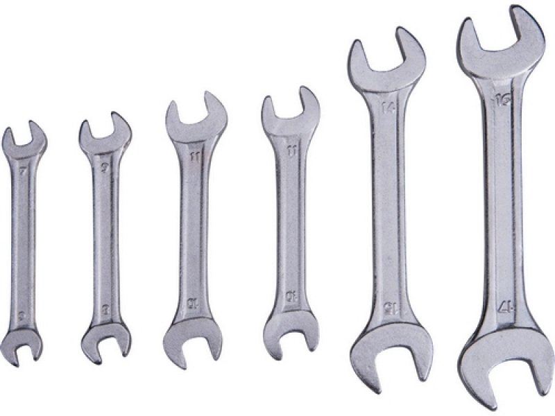 Sada plochých klíčů 6 - 17mm