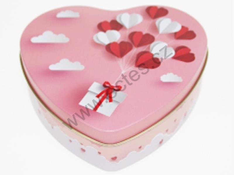 Plech.srdce střední AMOUR