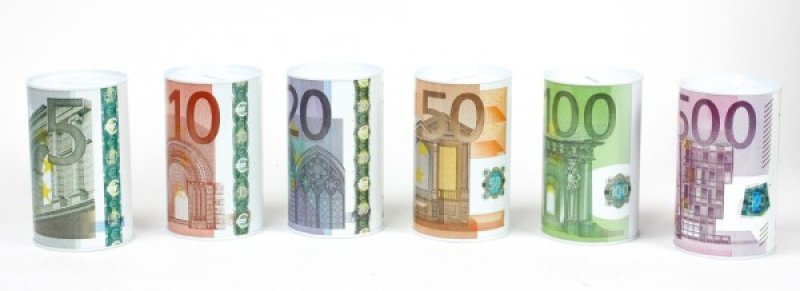 Pokladnička EURO 10x15cm