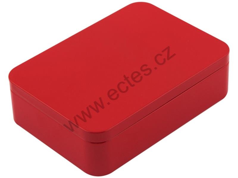 Plech.obd.142x101cm RED červená lesk