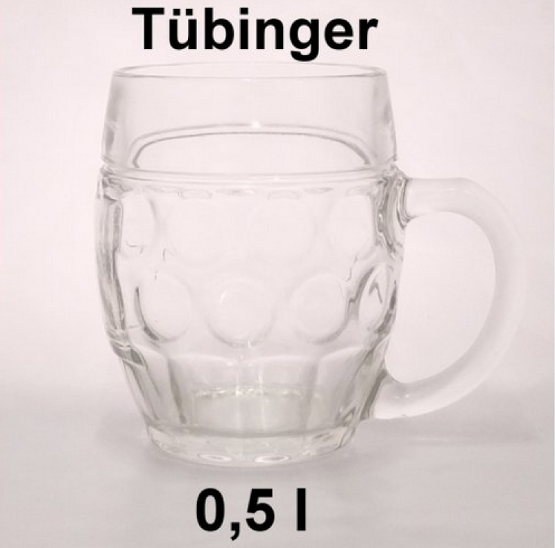 Sklenice - korbel 0,5 TUBINGER   nedek