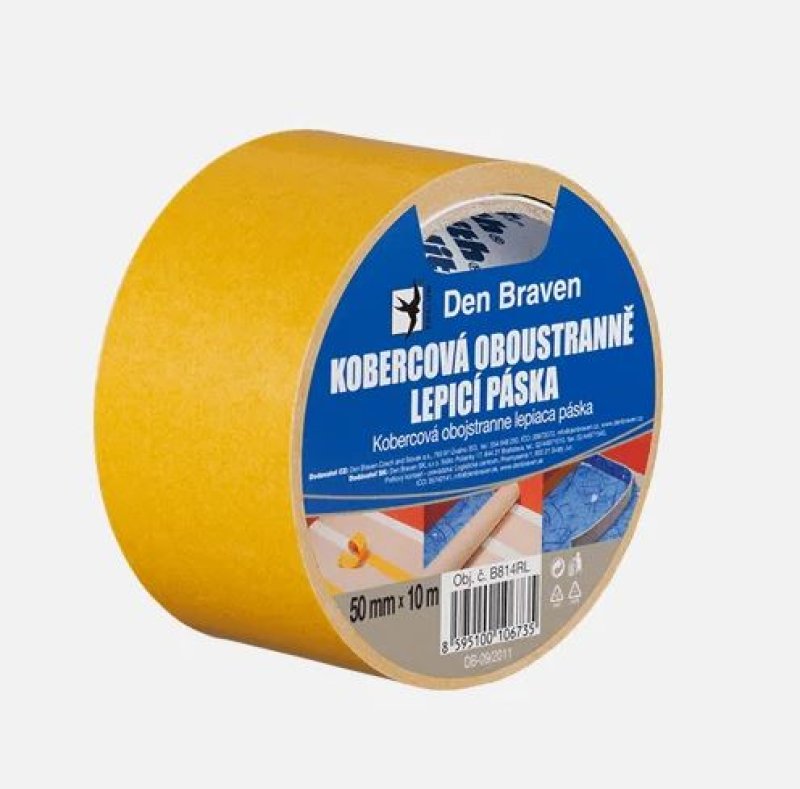 Kobercová oboustranná páska 50mm x 10m B814RL
