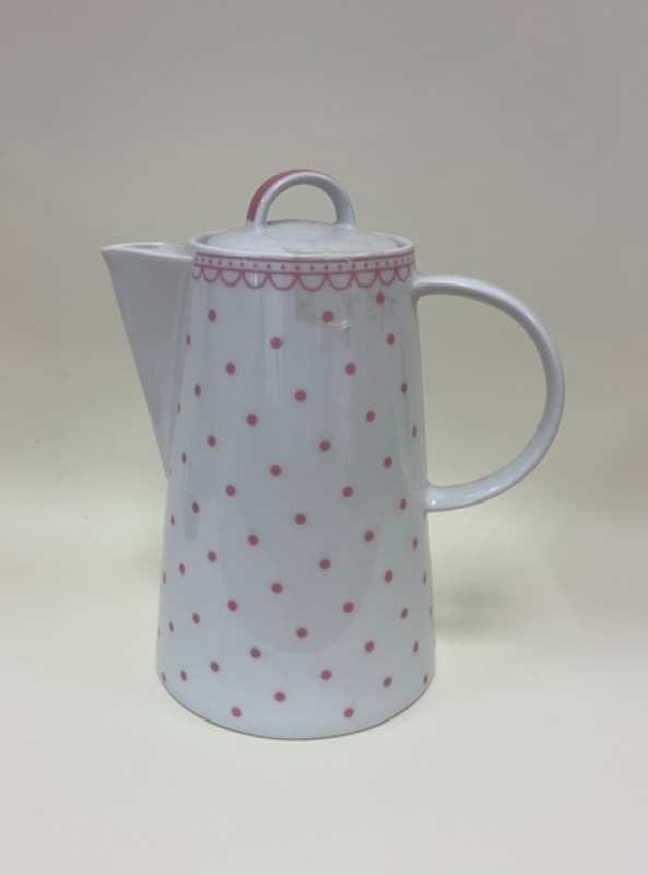 Konvice káva TOM růžový vzor