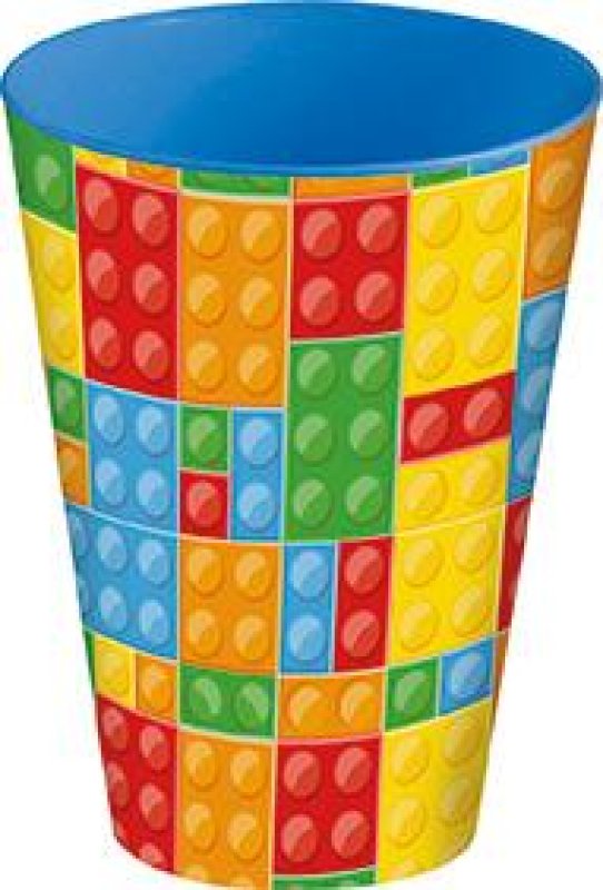 Kelímek 430ml KOSTKY plast