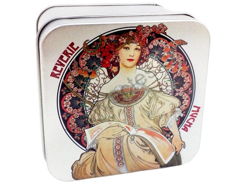 Plech.čtver.88x88cm Reverie A.Mucha