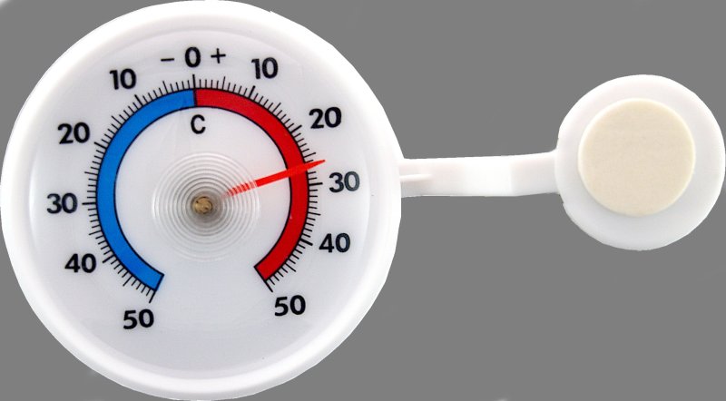 Teploměr univ.bimetal samolepící