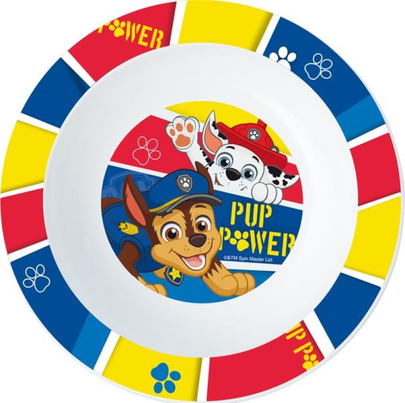 Miska plast PAW PATROL 16cm modrá