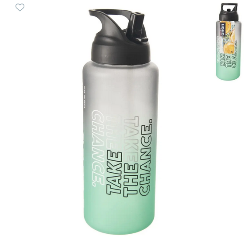 Láhev na vodu tritan 1 l greeen-black