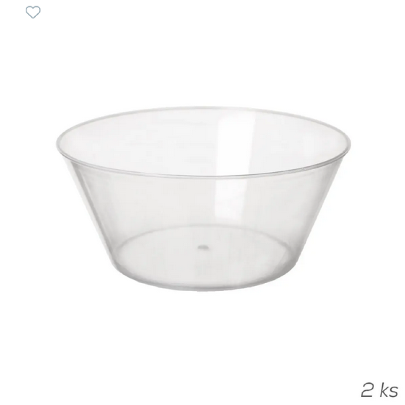 Miska UH 15cm 2ks opak.použ.