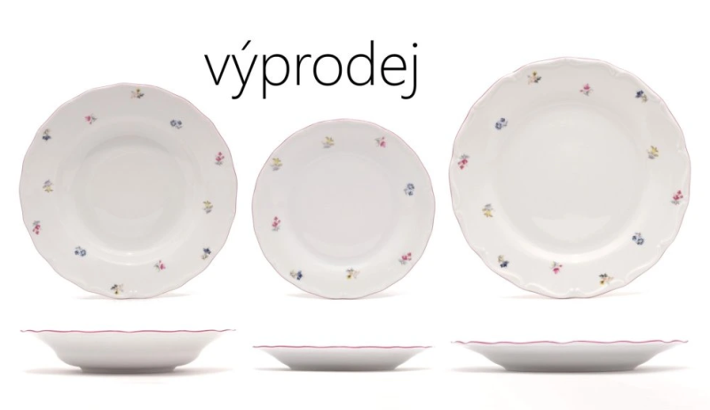 Sada talířů 18d Ver.SEDMERO KVÍTÍ