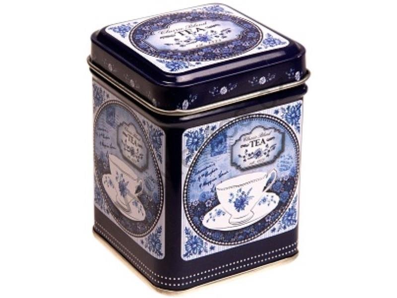 Plech.čaj 50g TEA MODRÝ bílý šálek