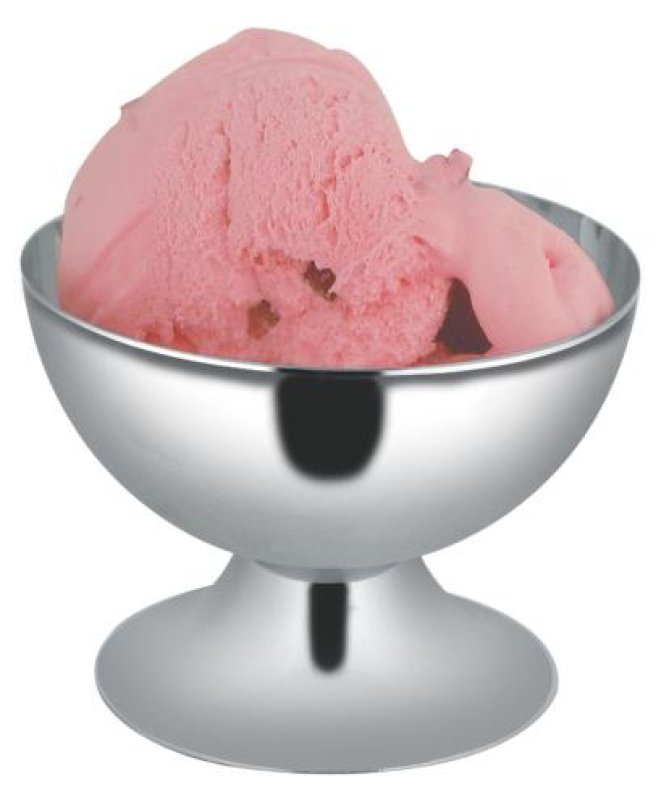 Pohár na zmrzlinu nerez 10cm