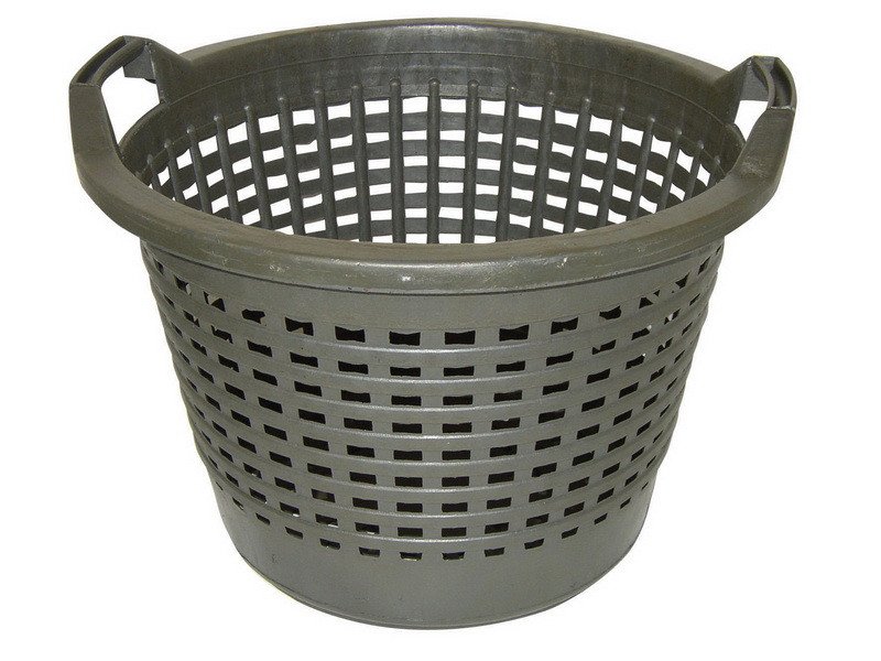 koš na brambory plastový 500mm, černý