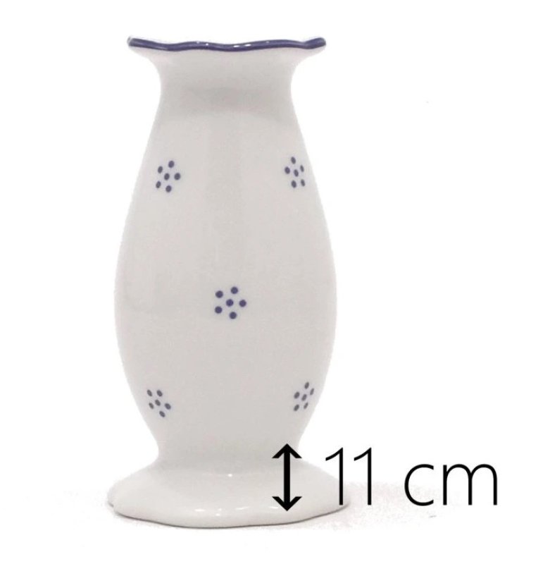 Svícen 100 Opál modré tečky