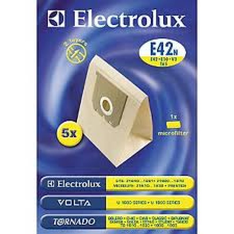 Balení sáčků Electrolux E42N je určeno pro vysavače Electrolux