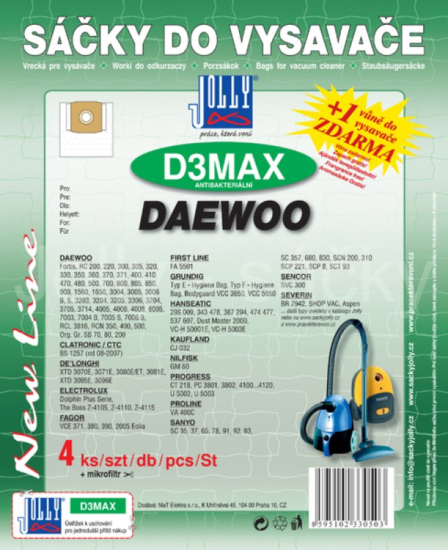 Sáčky DAEWOO     MAX D3  3050