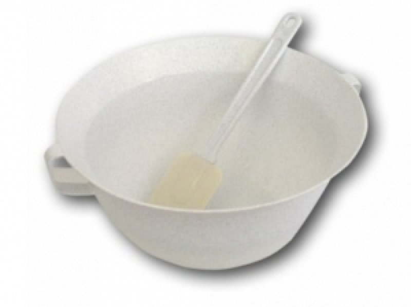 Mísa UH 5L zadělávací  bílá  retro