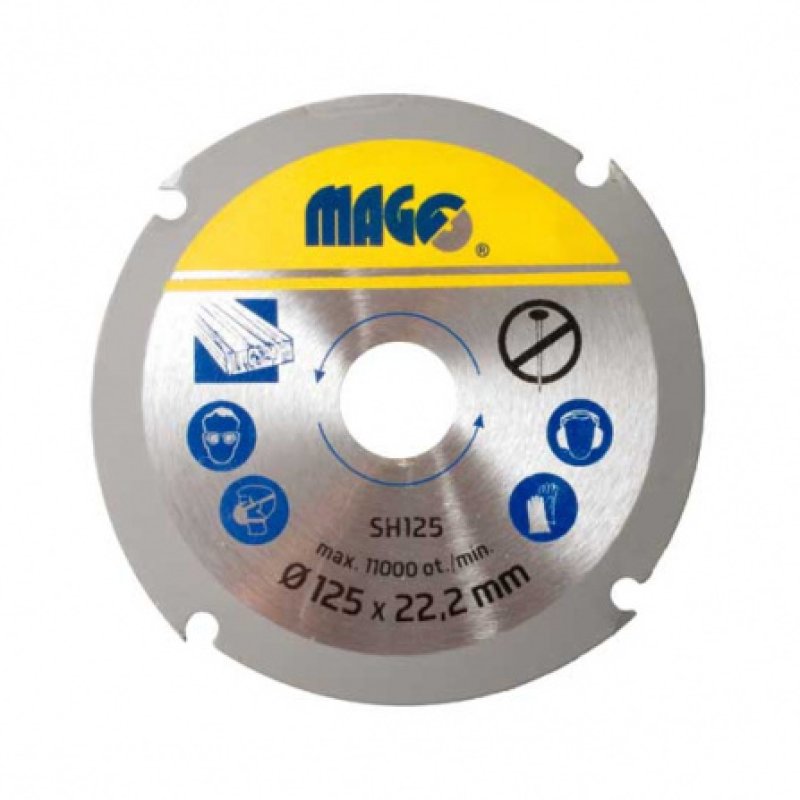 Řezný kot.na dřevo do uhl.brus. 125x22,2