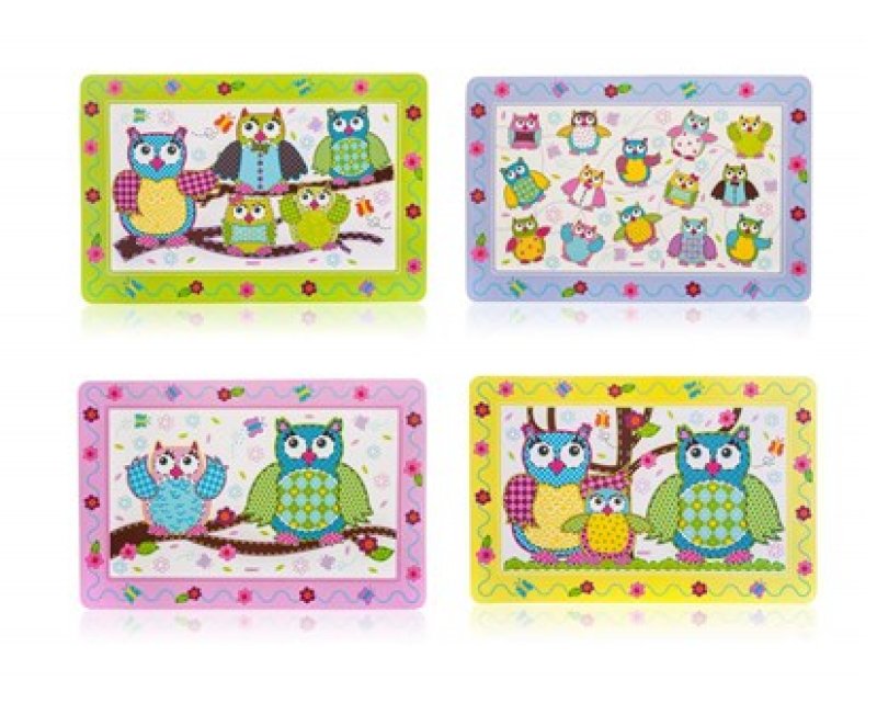 Plastové prostírání OWLS 43 x 28 cm, assort