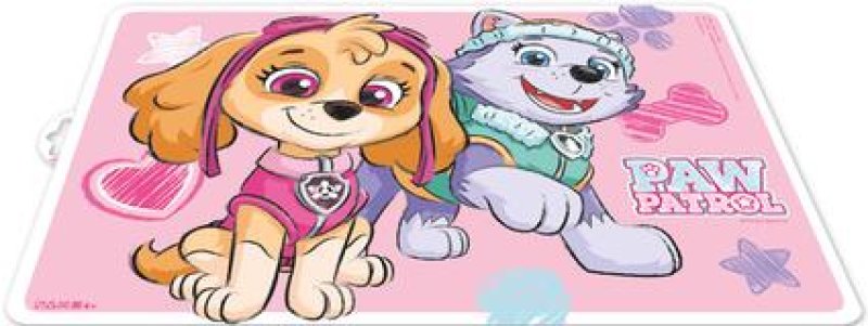 PROSTÍRÁNÍ PLASTOVÉ PAW PATROL 43x28,1 CM, RŮŽOVÁ
