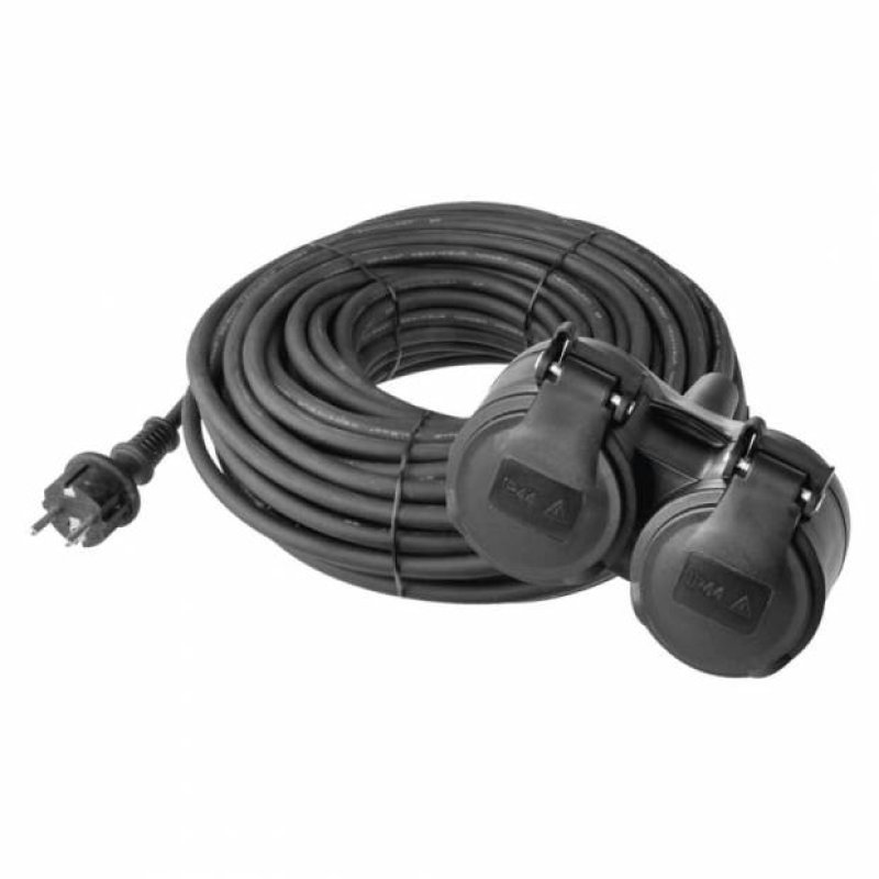 Prodlužovací kabel 25m, 2x zásuvka
