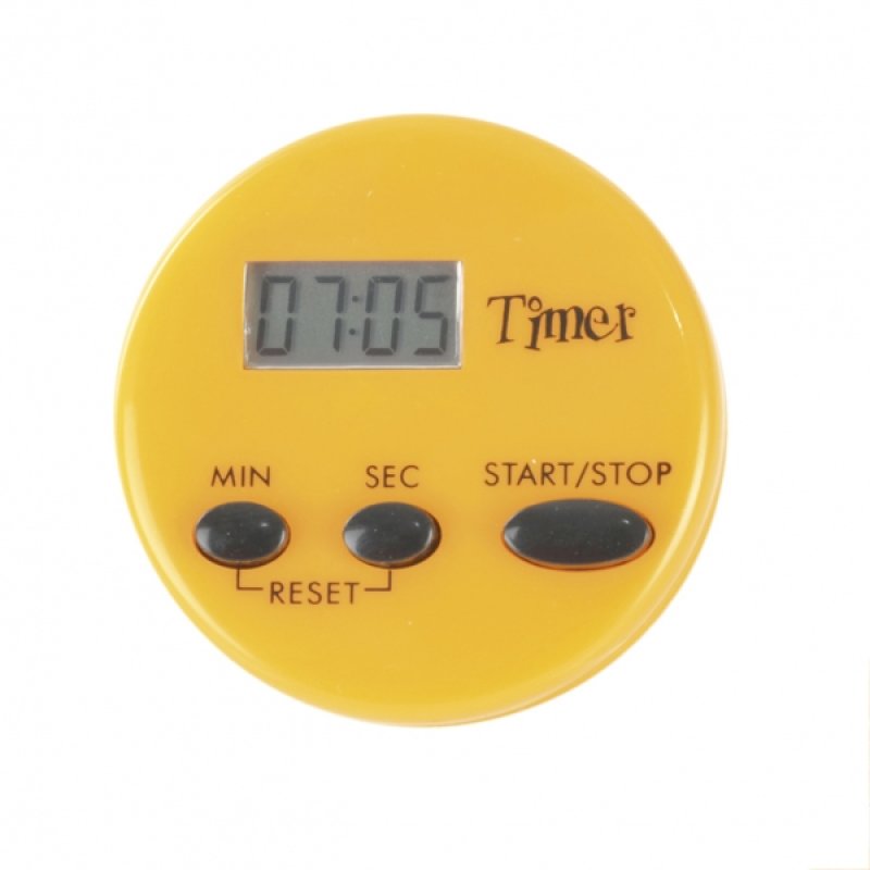 Minutka kuchyňská digitální žlutá