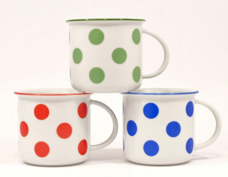 Hrnek TINA 0,25 velké puntíky 1 kus