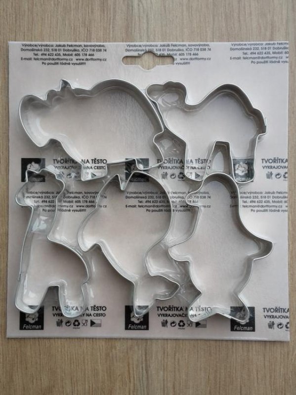 Vykrajovačky sada - zvířátka