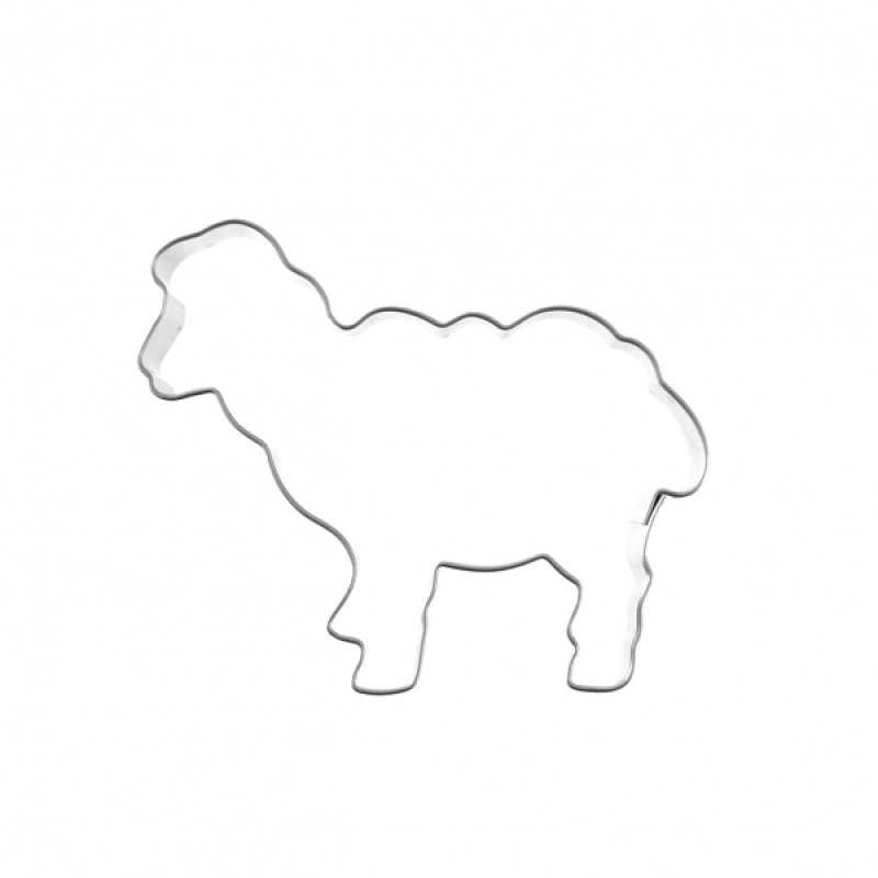 Vykraj. beránek nerez 7x6cm