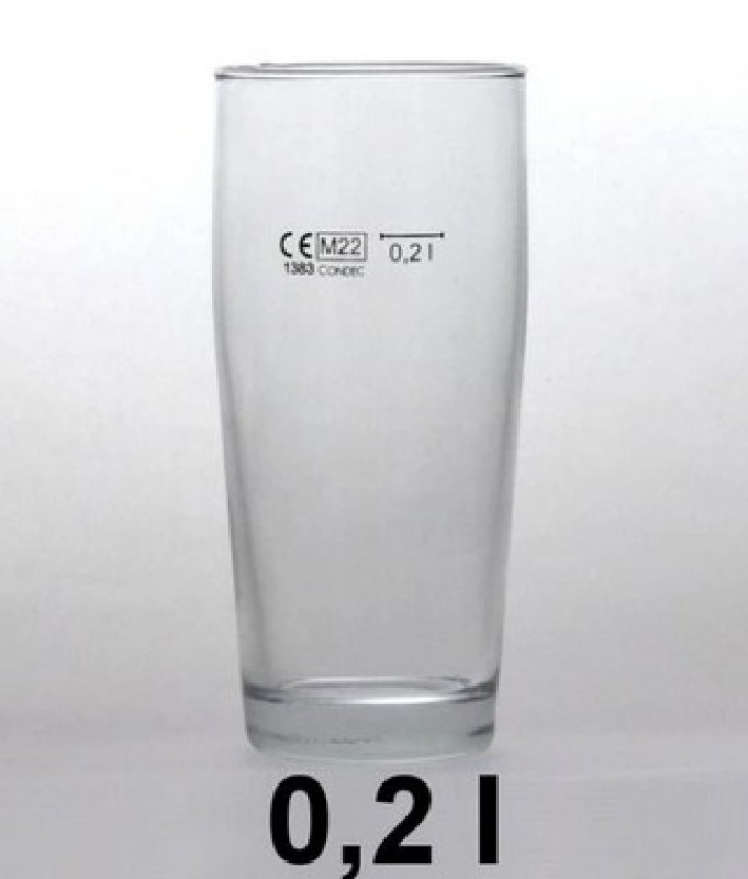 Sklenice willi 0,2L cejch