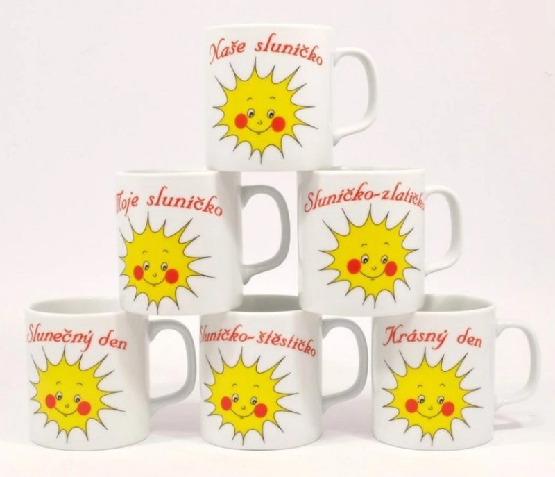 Hrnek Gast/Kubík sluníčko velké